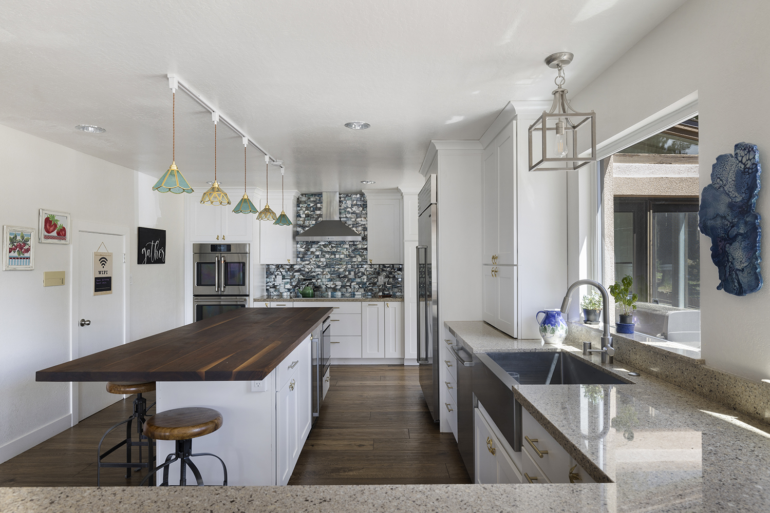 Forest view from bedroom window